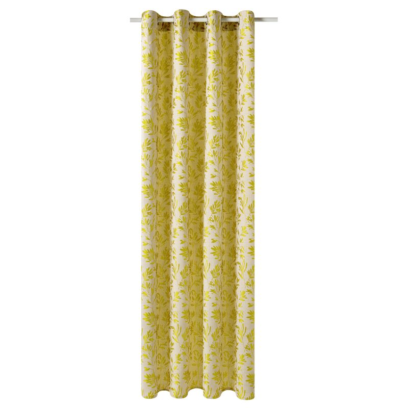 Rideau HERBIER coloris safran 140 x 260 cm