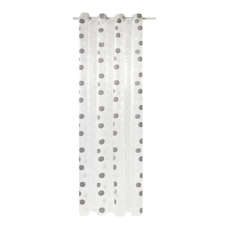 Voilage TRAMONTANE coloris Gris clair 140 x 240 cm