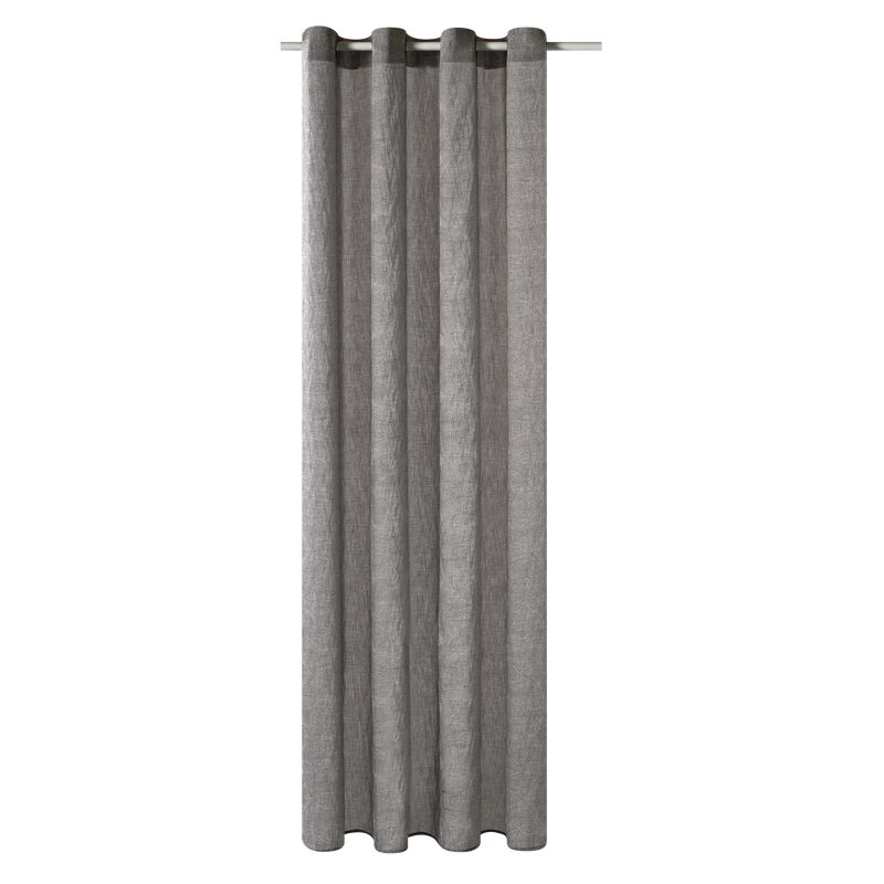 Voilage MILKY WAY coloris gris 140 x 240 cm