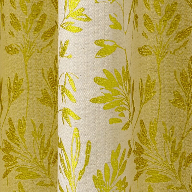 Rideau HERBIER coloris safran 140 x 260 cm