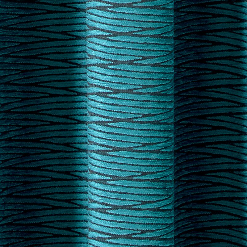Rideau SALSA coloris bleu paon 135 x 240 cm