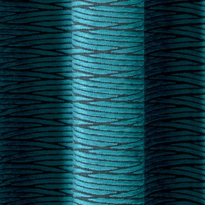 Rideau SALSA coloris bleu paon 135 x 240 cm
