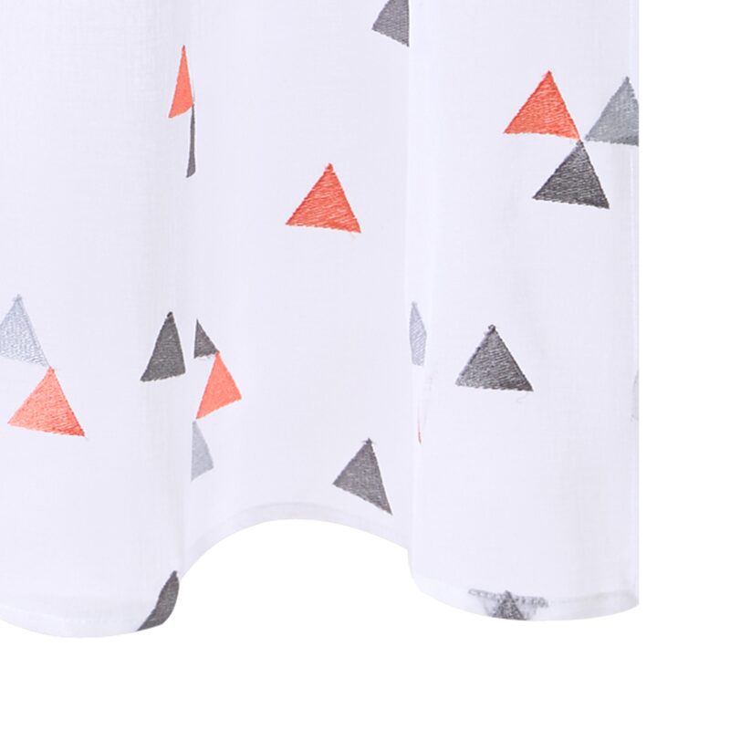 Voilage TRIO coloris corail 140 x 260 cm