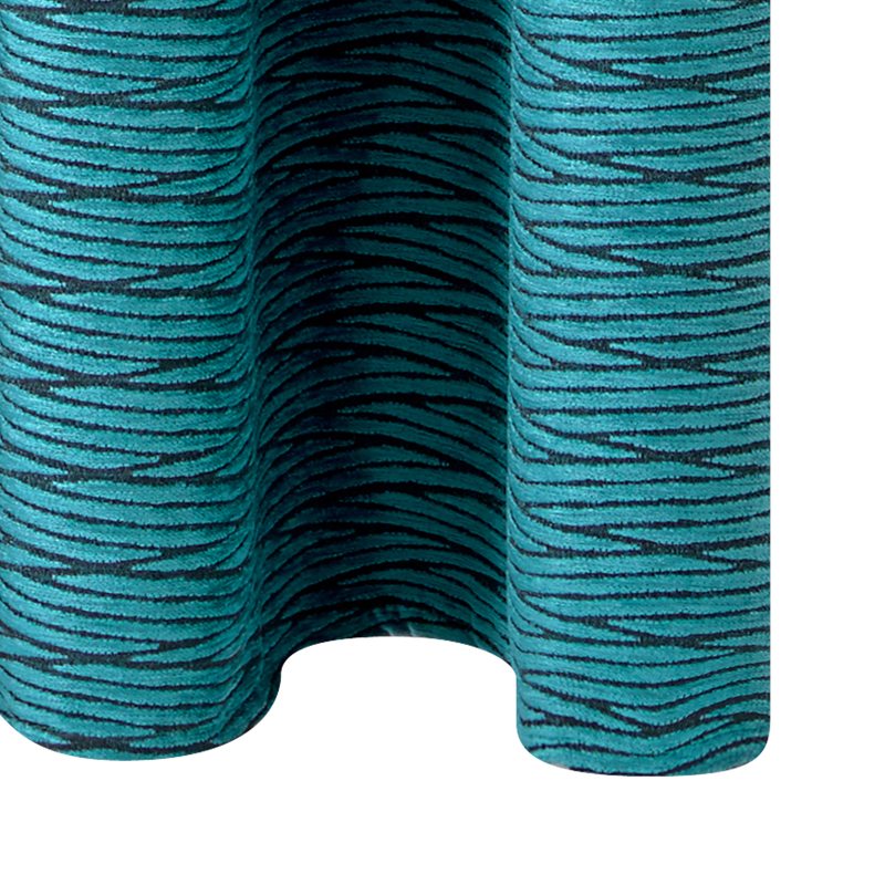 Rideau SALSA coloris bleu paon 135 x 240 cm