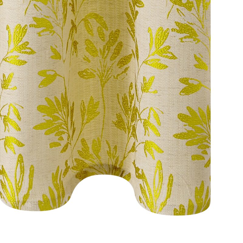 Rideau HERBIER coloris safran 140 x 260 cm