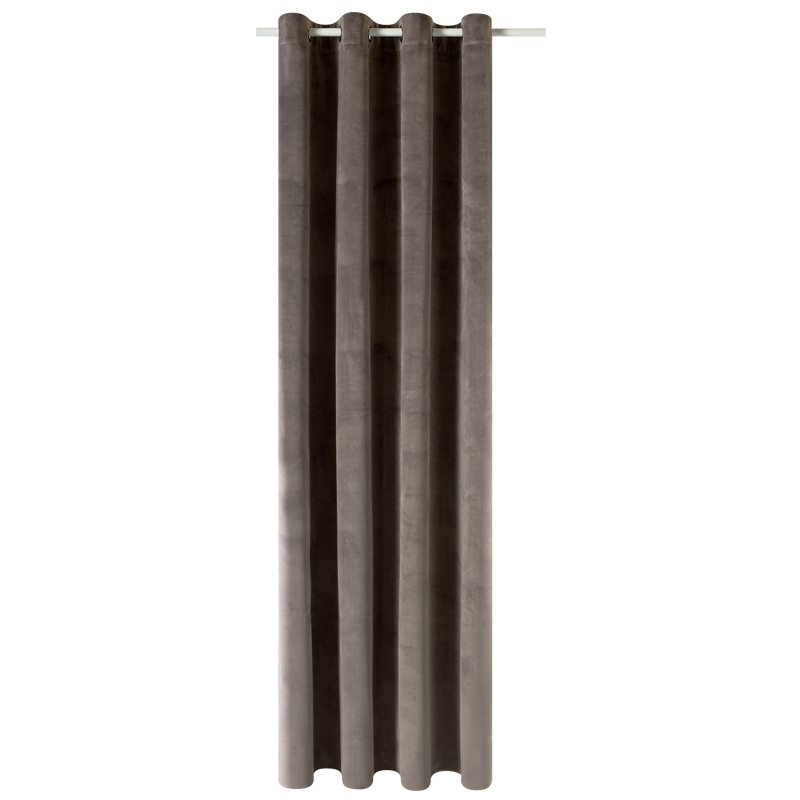Rideau thermique PLAZZA coloris gris souris 140 x 260 cm