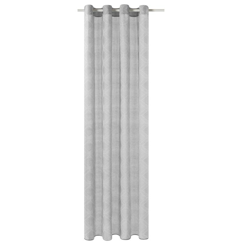 Voilage TALISMAN coloris gris perle 140 x 260 cm