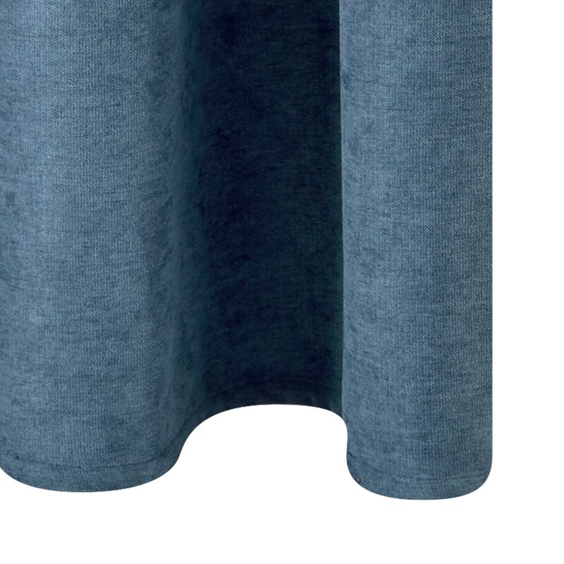 Rideau thermique KINLEY coloris bleu 140 x 260 cm