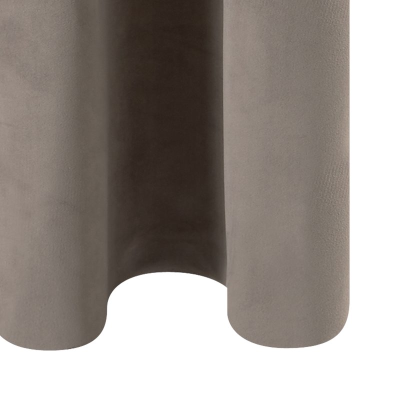 Rideau thermique PLAZZA coloris gris souris 140 x 260 cm