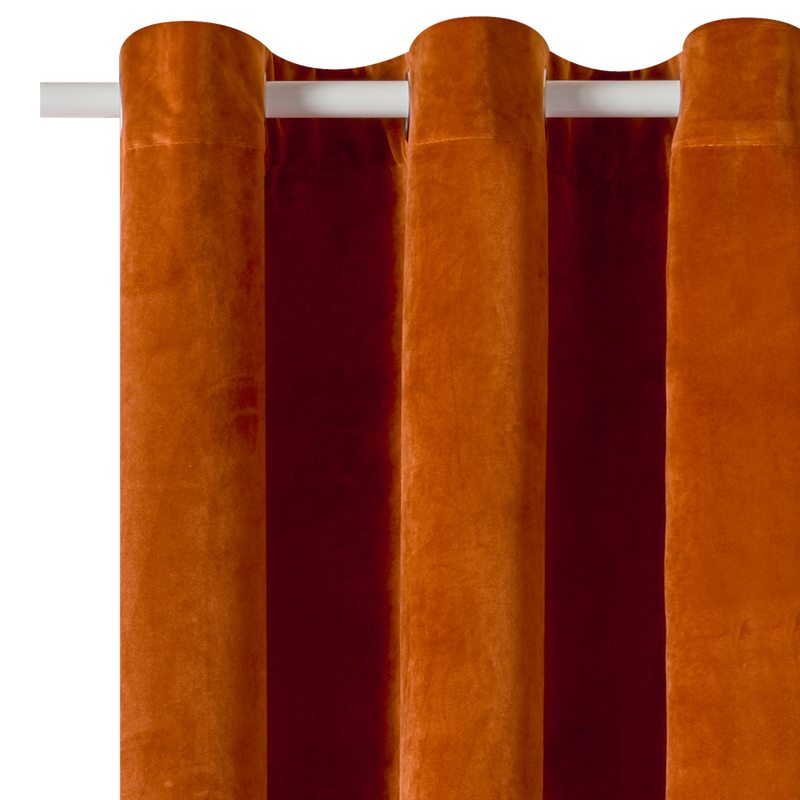 Rideau NEGRESCO coloris cognac 140 x 260 cm