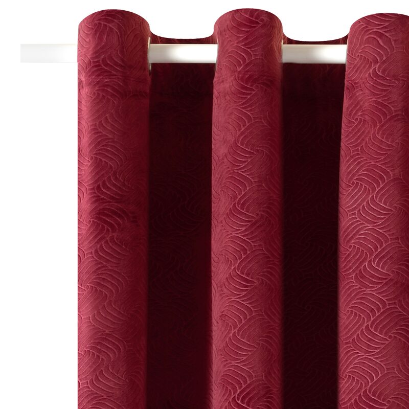 Rideau ROSY coloris marsala 140 x 260 cm
