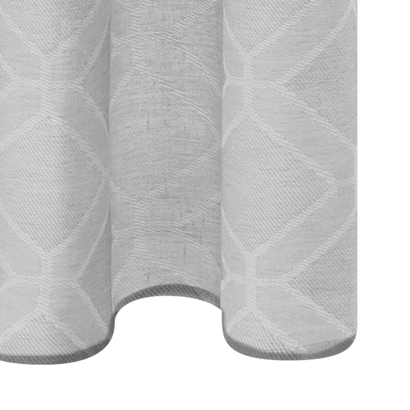 Voilage TALISMAN coloris gris perle 140 x 260 cm