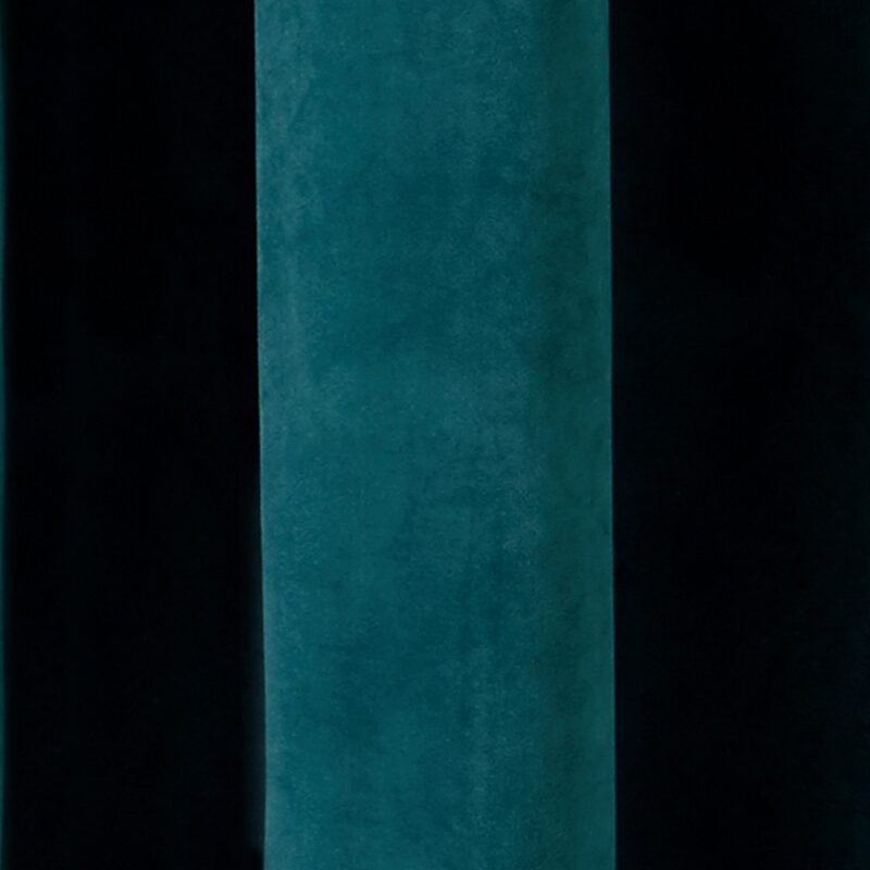 Rideau NEGRESCO coloris bleu paon 140 x 260 cm