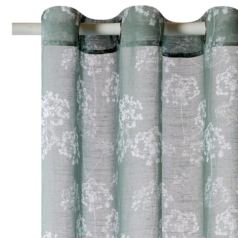 Voilage GREEN coloris amande 140 x 240 cm