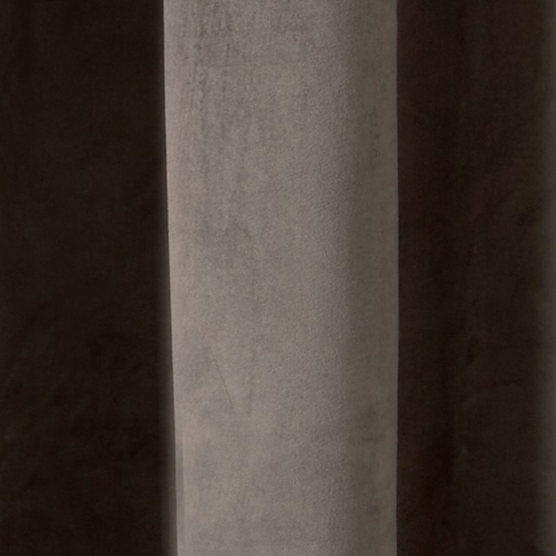 Rideau thermique PLAZZA coloris gris souris 140 x 260 cm