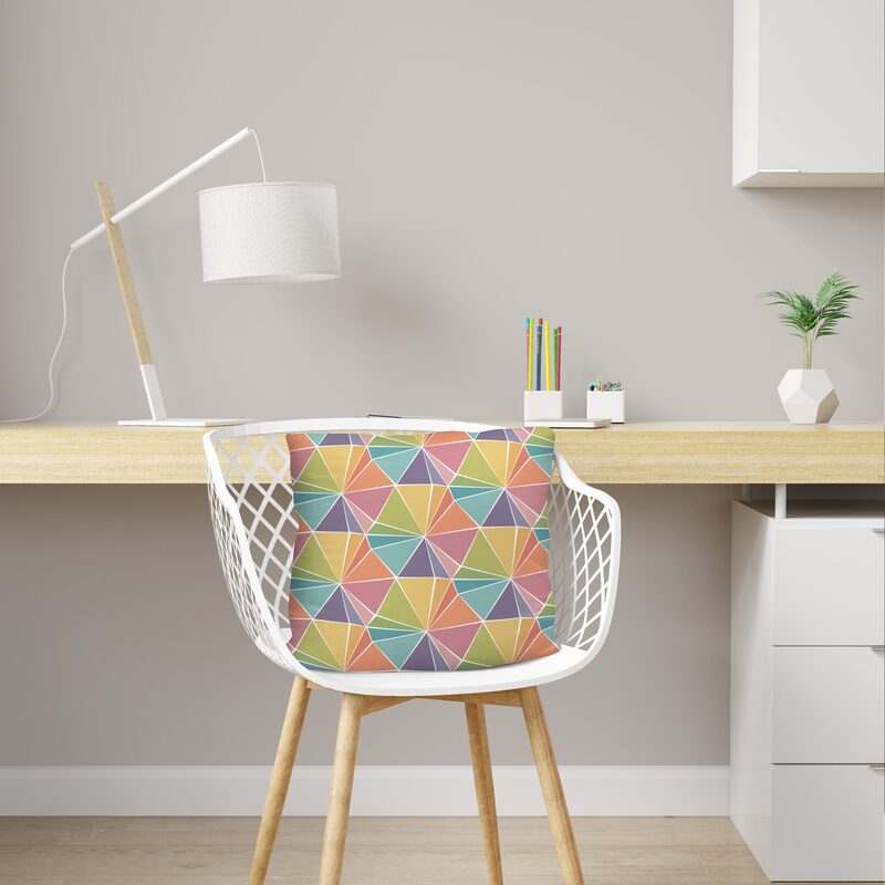 Coussin IKE coloris multicolore 40 x 40 cm