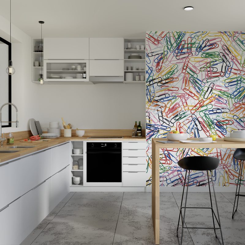 Papier peint panoramique L PAPER CLIPS 186 x 260 cm