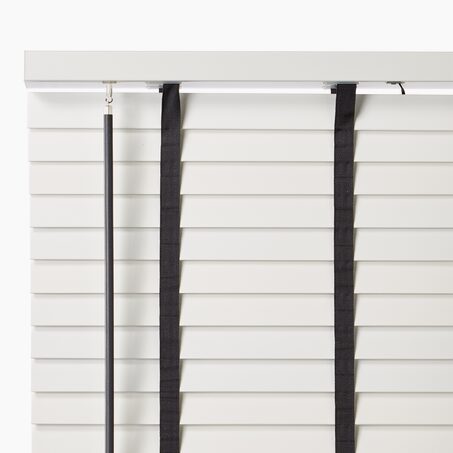 Store vénitien DUCALE blanc / anthracite 60 x 130 cm