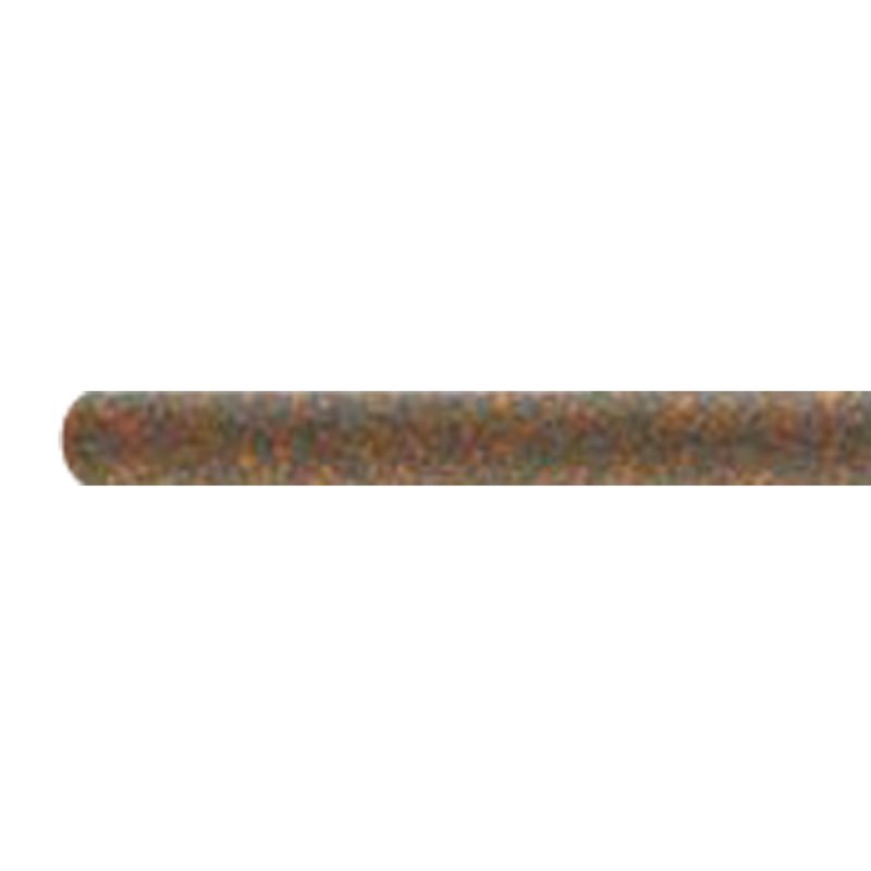 Barre à rideau OXYDE coloris rouille diamètre barre 2,8 cm longueur 250 cm