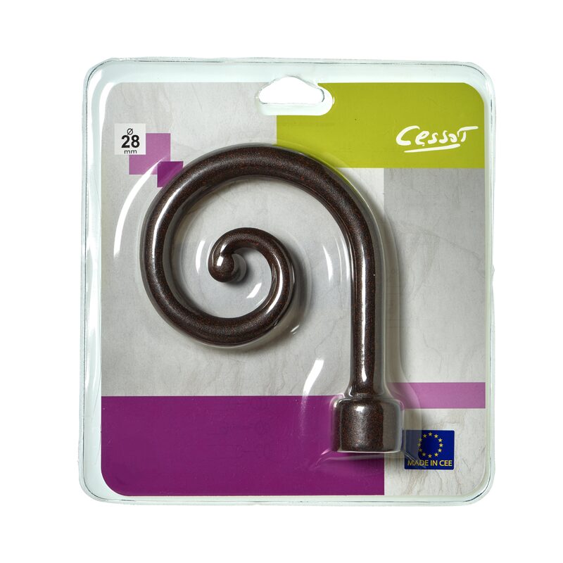 Embout OXYDE coloris rouille