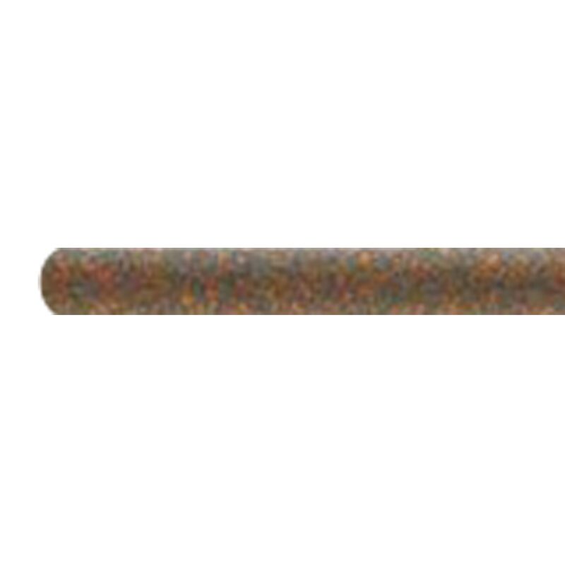 Barre à rideau OXYDE coloris rouille diamètre barre 2,8 cm longueur 150 cm