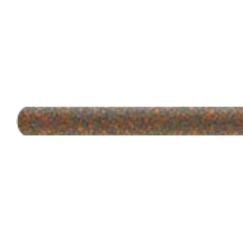 Barre à rideau OXYDE coloris rouille diamètre barre 2,8 cm longueur 150 cm