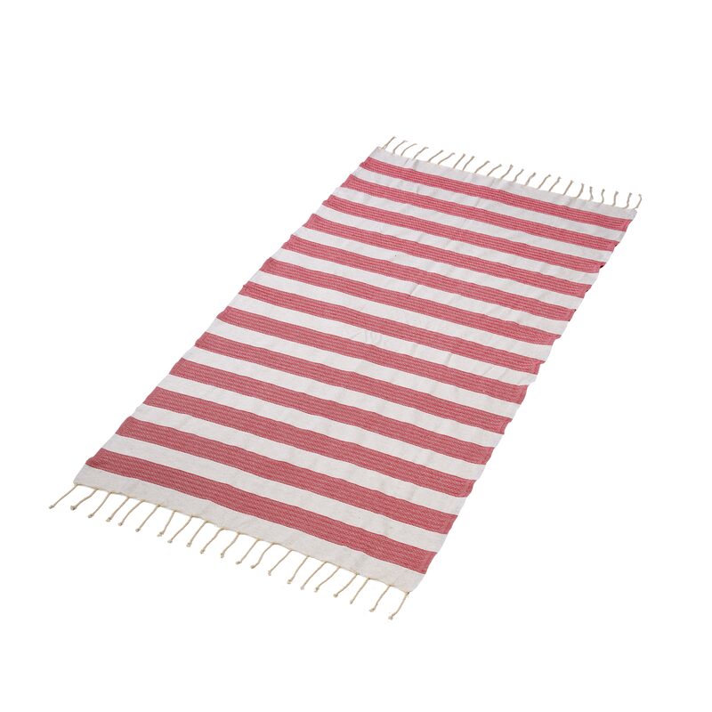 Fouta CHILL coloris rouge