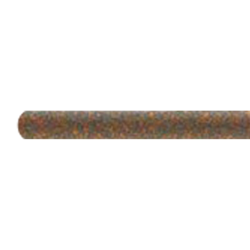 Barre à rideau OXYDE coloris rouille diamètre barre 2,8 cm longueur 200 cm