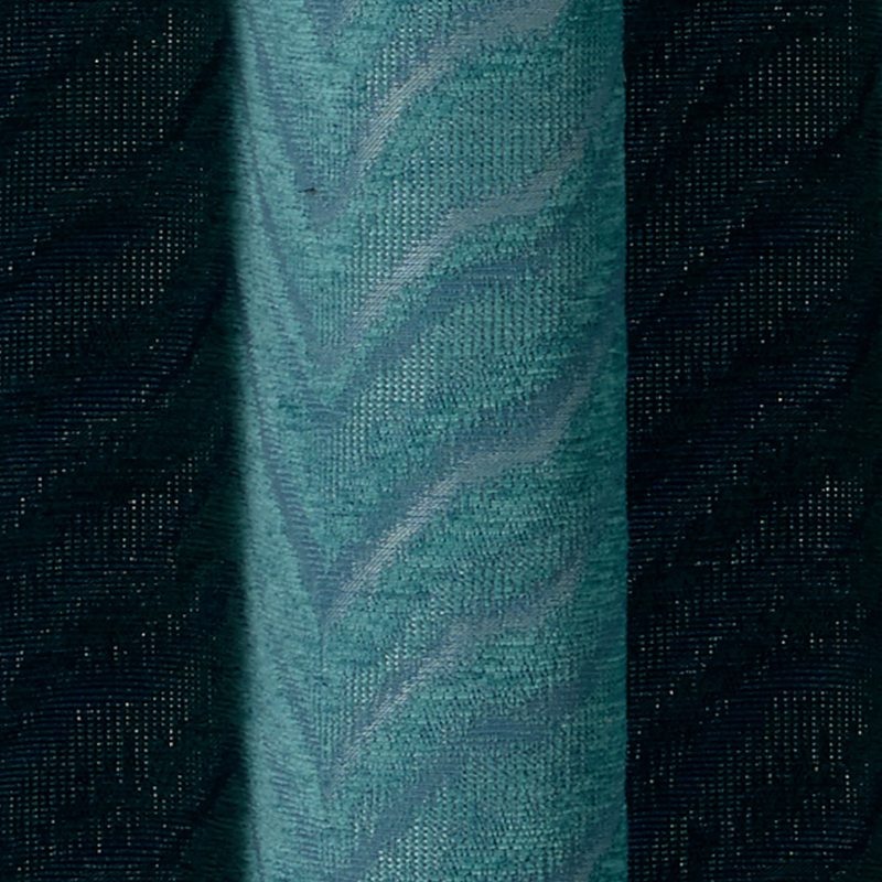 Rideau NOYA coloris bleu paon 140 x 250 cm