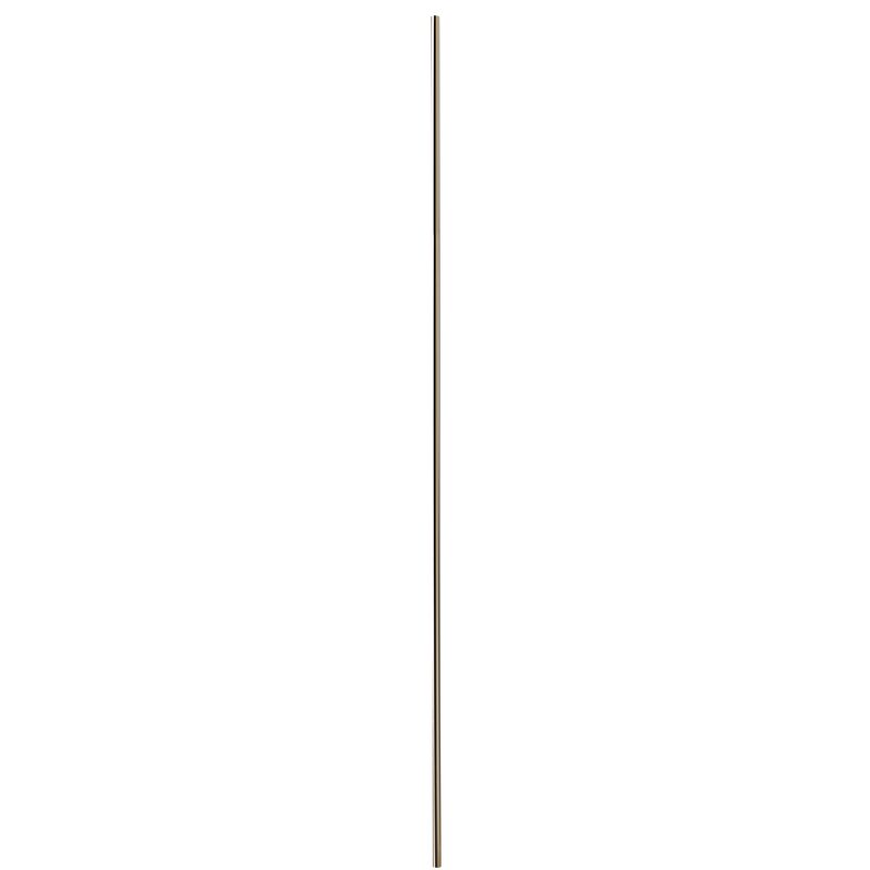 Barre à rideau EXCLUSIVE coloris nickel givré diamètre barre 2 cm longueur 200 cm