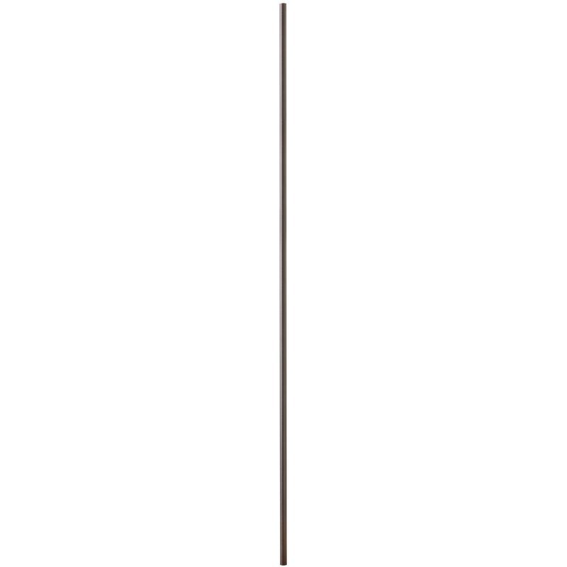 Barre à rideau OXYDE coloris rouille diamètre barre 2,8 cm longueur 250 cm
