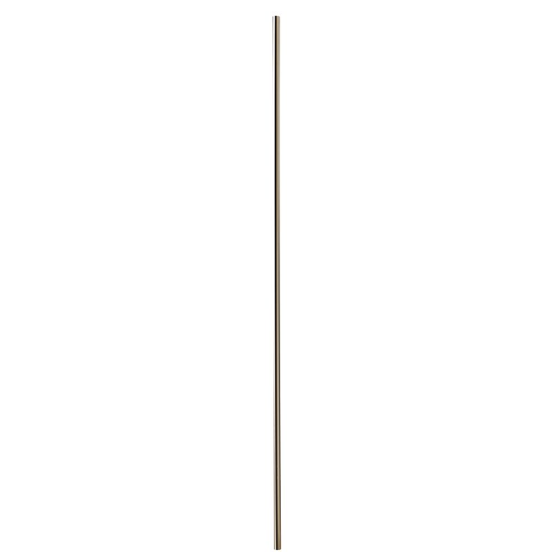Barre à rideau EXCLUSIVE coloris nickel givré diamètre barre 2 cm longueur 150 cm