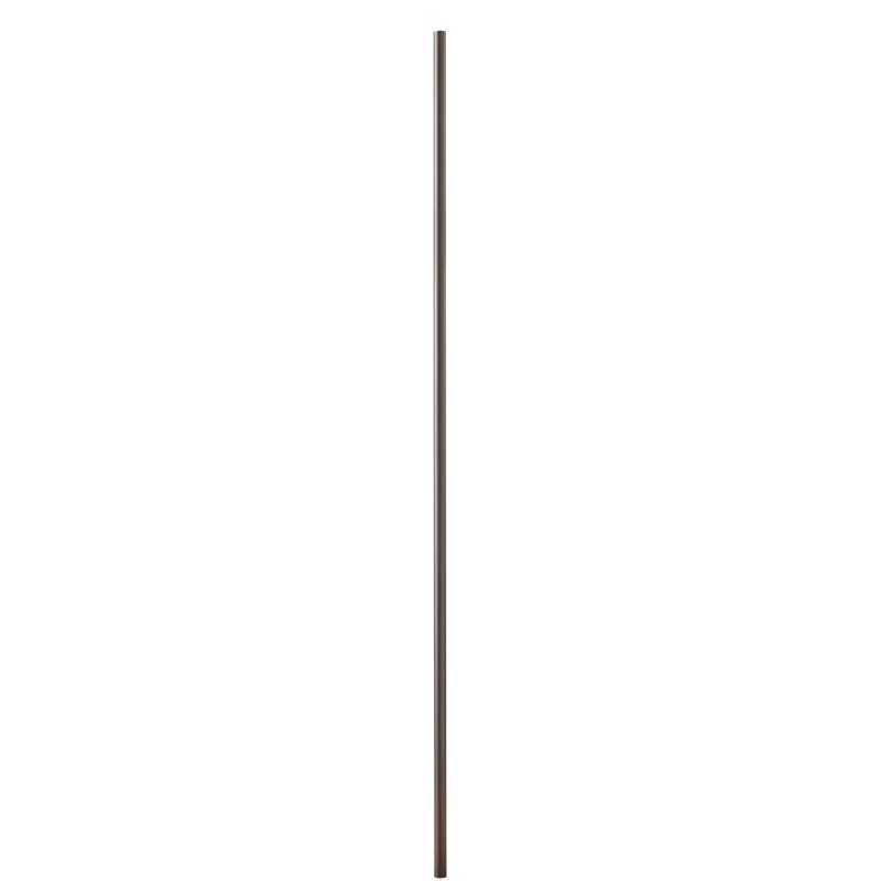 Barre à rideau OXYDE coloris rouille diamètre barre 2,8 cm longueur 200 cm