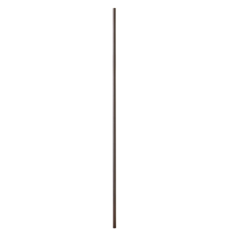 Barre à rideau OXYDE coloris rouille diamètre barre 2,8 cm longueur 200 cm