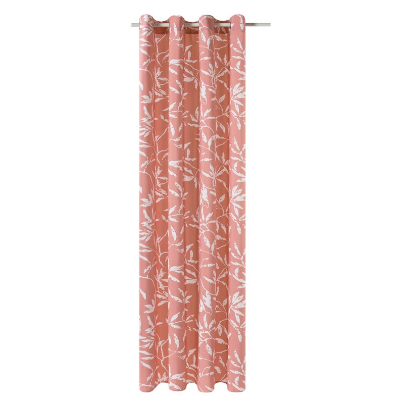 Rideau SUREAU coloris rose blush 140 x 240 cm