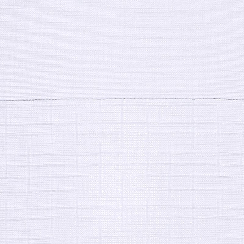 Vitrage INDRA coloris blanc 45 x 140 cm