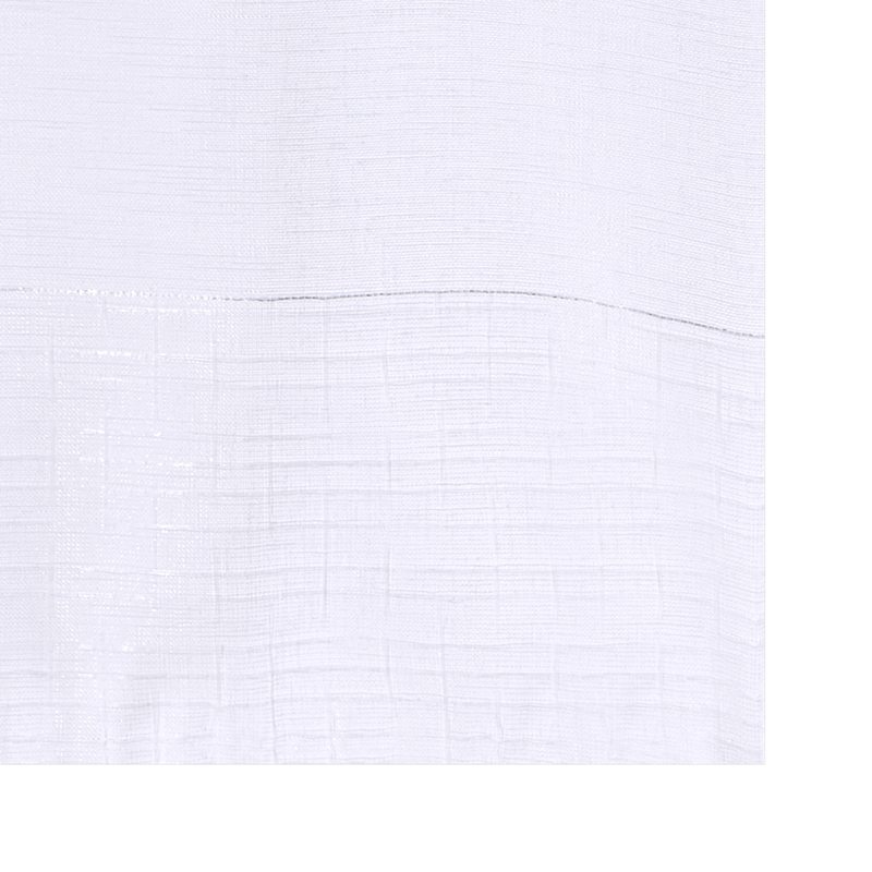 Vitrage INDRA coloris blanc 45 x 140 cm