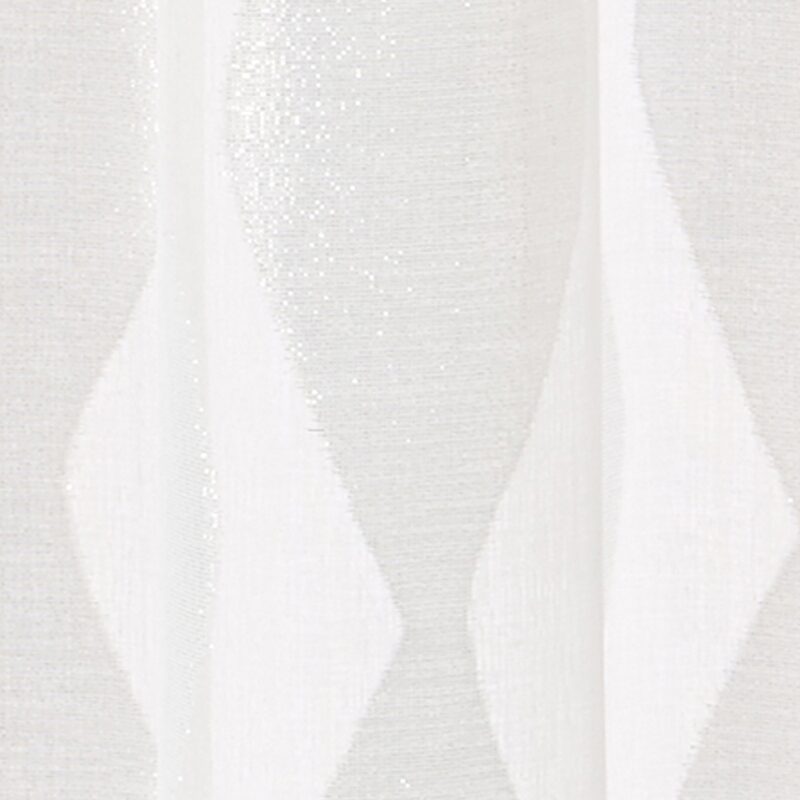 Voilage WAVY coloris blanc 140 x 260 cm