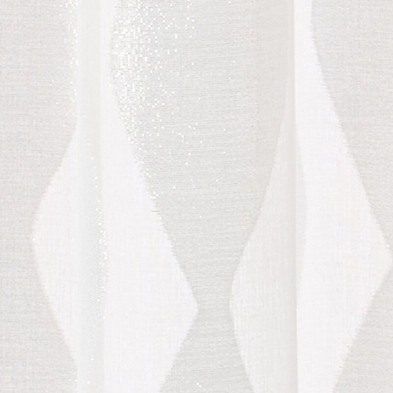 Voilage WAVY coloris blanc 140 x 260 cm