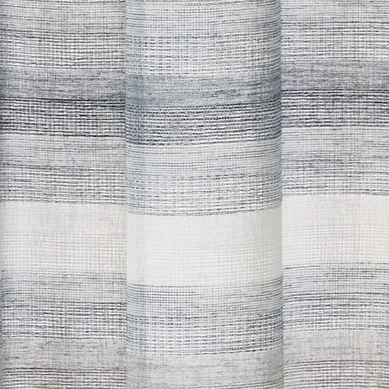 Voilage SAVANNA coloris bleu 140 x 260 cm