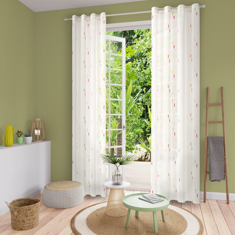 Voilage FREE coloris multicolore 140 x 260 cm