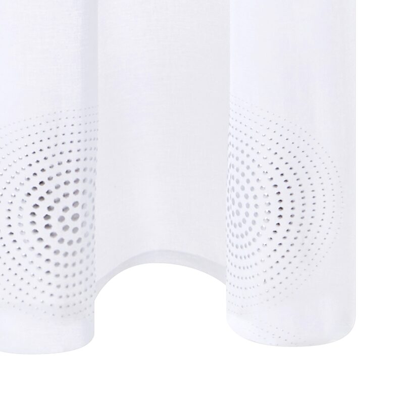Voilage CIRCOLO coloris argent 140 x 240 cm