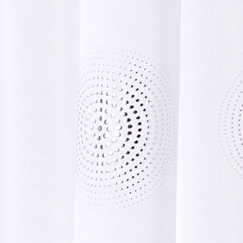 Voilage CIRCOLO coloris argent 140 x 240 cm