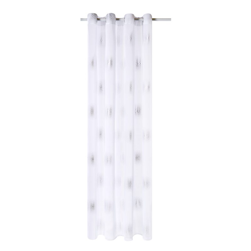 Voilage CIRCOLO coloris argent 140 x 240 cm