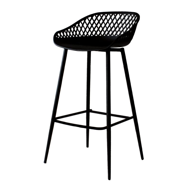 Tabouret de bar HEWITT coloris noir