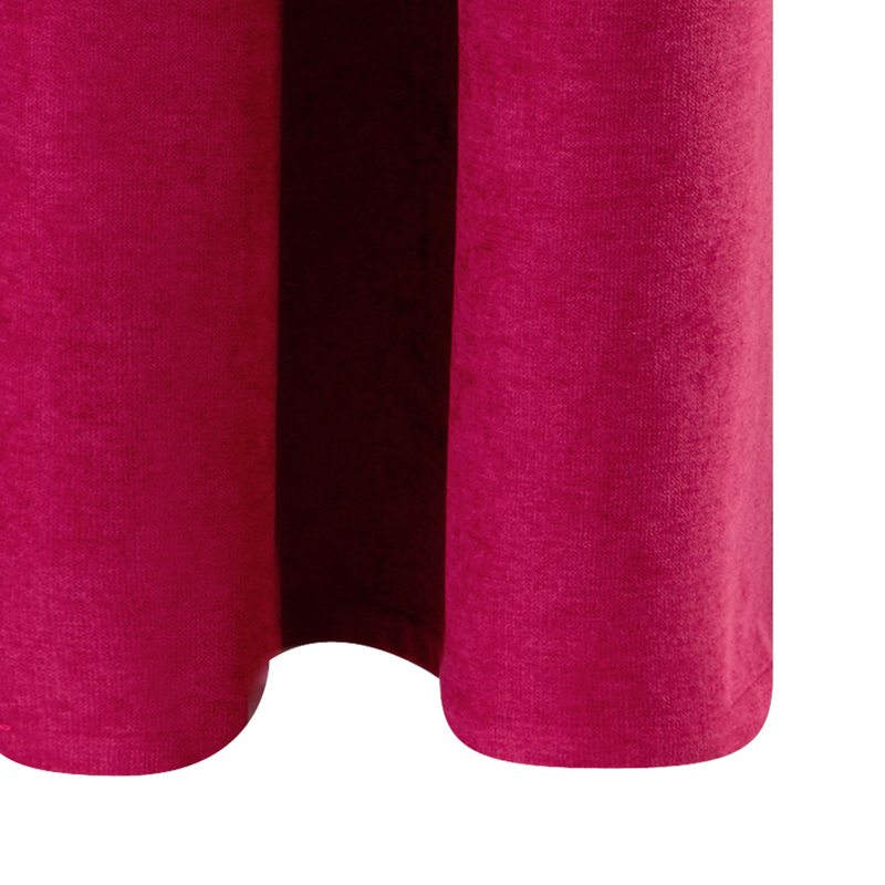 Rideau thermique KINLEY coloris framboise 140 x 260 cm