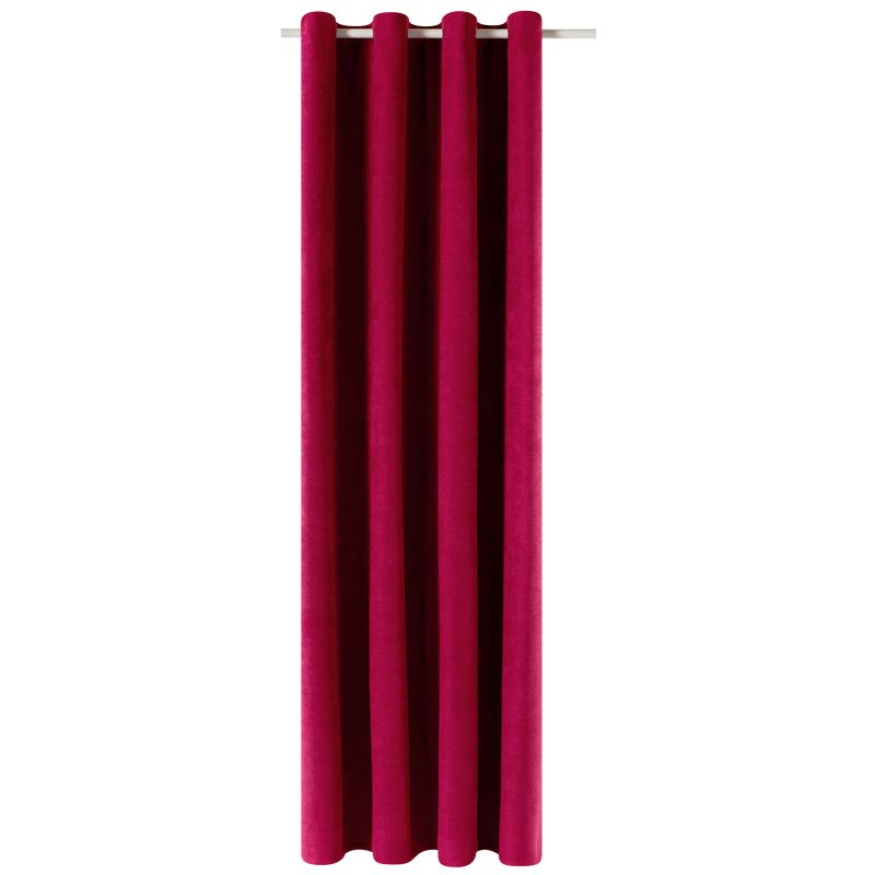 Rideau thermique KINLEY coloris framboise 140 x 260 cm