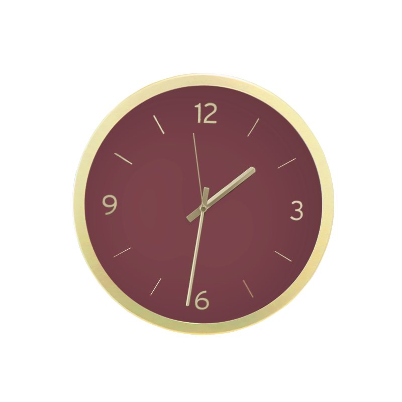 Horloge PIA coloris bordeaux