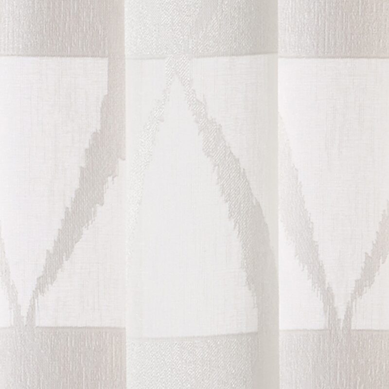 Voilage KARNAK coloris Gris clair 140 x 240 cm