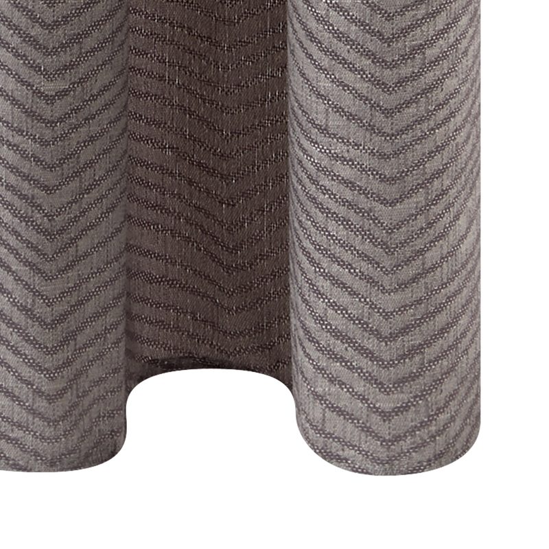Rideau LEOPOLD coloris gris 140 x 260 cm